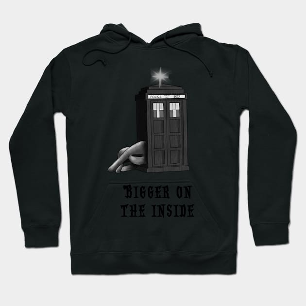 Bigger on the inside Hoodie by SanFernandez